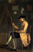 Friedrich Tischbein Self-Portrait at the Easel oil painting reproduction
